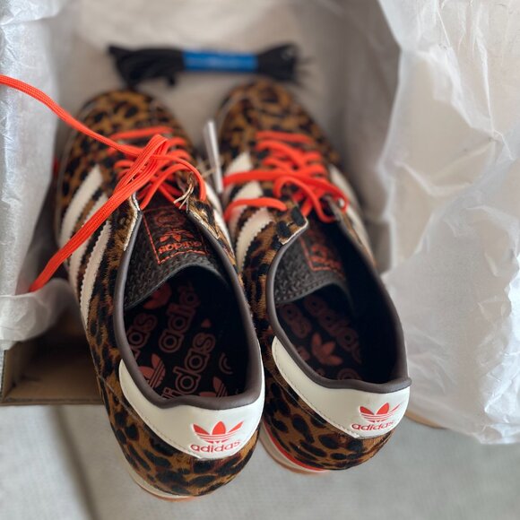 Leopard Adidas 2025 Wmns SL72 OG 'Cheetah Pack - Impact Orange' - Picture 4 of 7